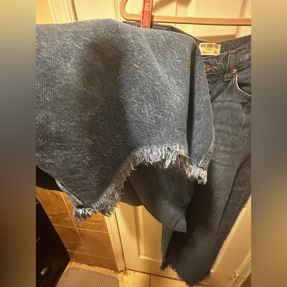 NWT FREE PEOPLE We The Free Old West Slouchy Jeans Size 32S - Picture 10 of 10